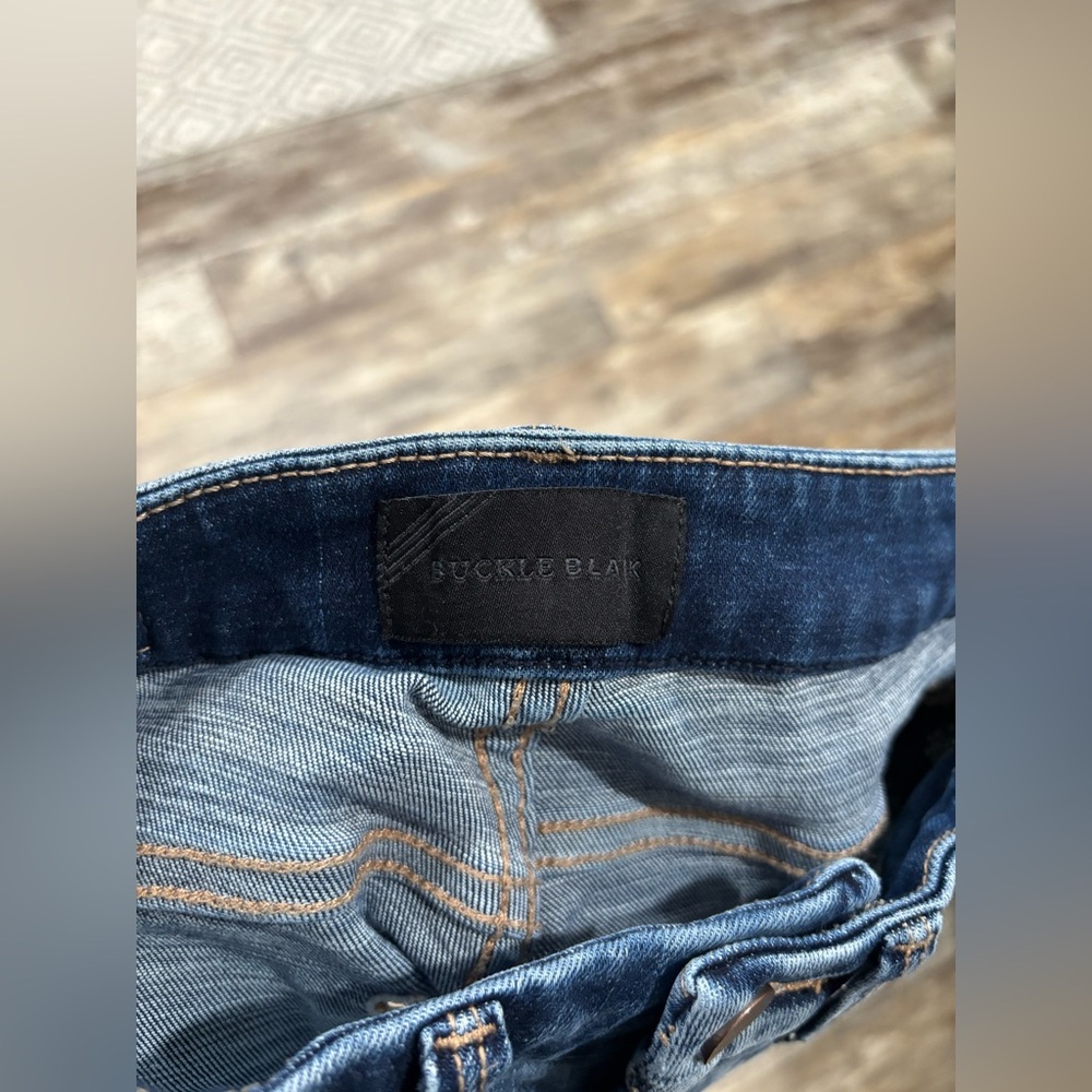 Buckle black women’s jeans - Picture 5 of 7